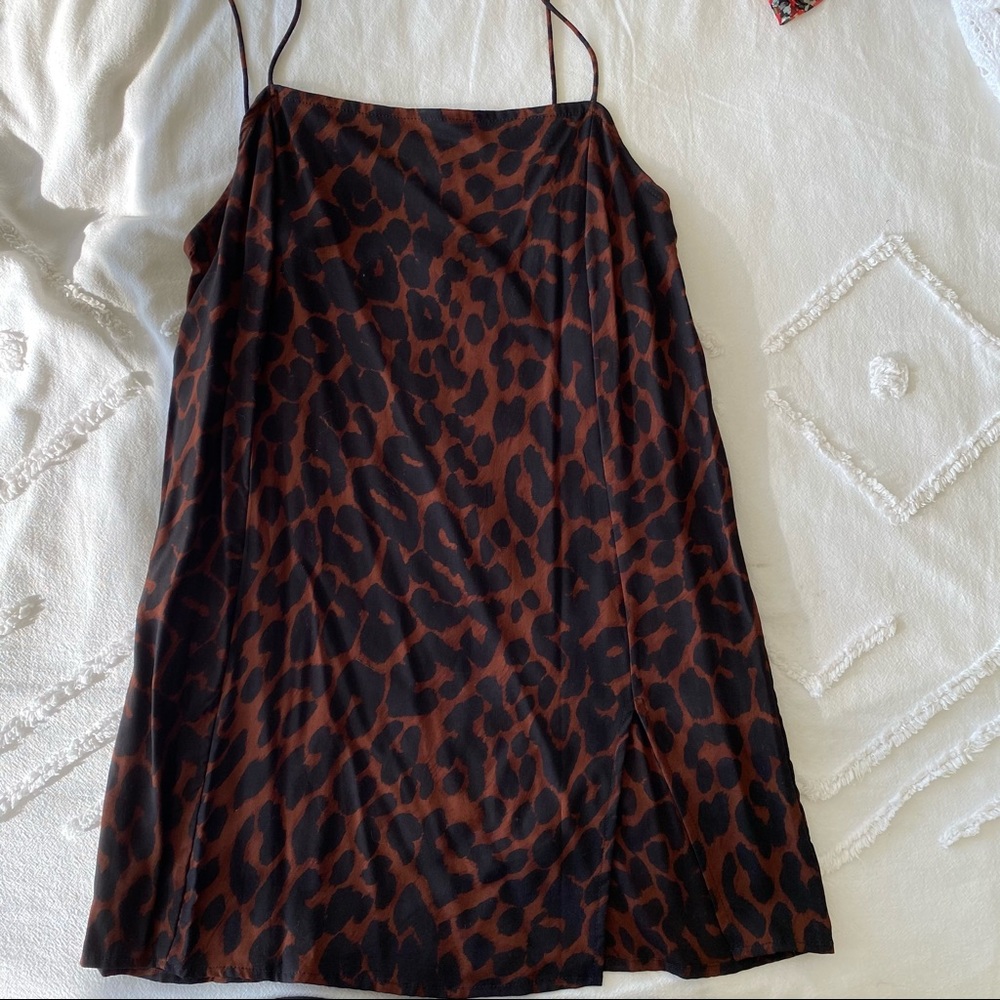 UO Cheetah Mini Dress
